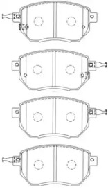 Комплект тормозных колодок AISIN B1N079